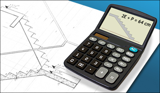 Planilha para cálculo de lances de escada 